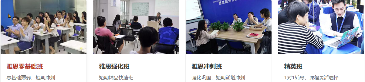 北京新航道学校课程设置