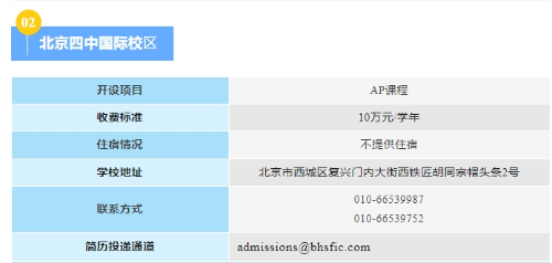 北京公立国际部招生信息